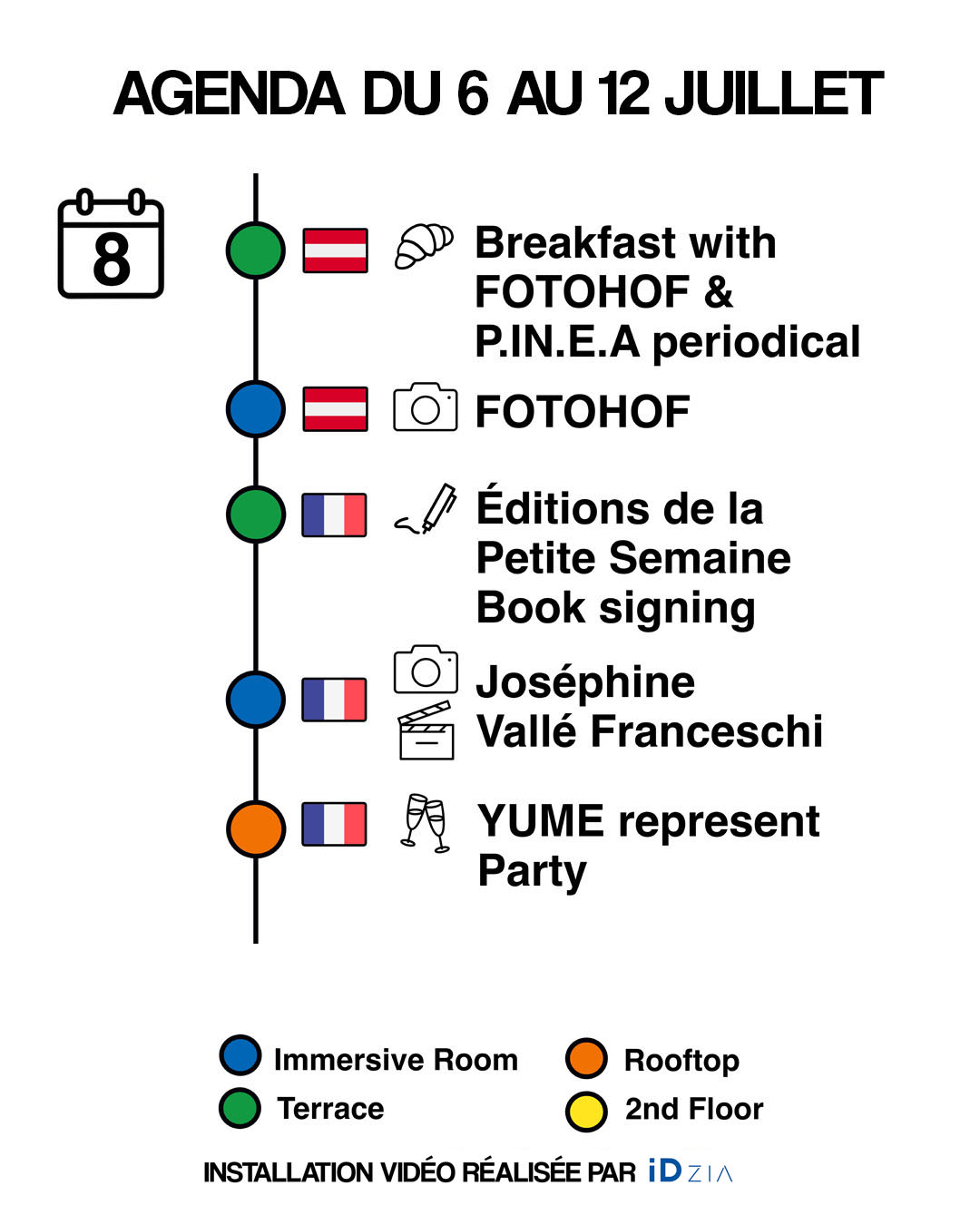 Agenda 8 juillet
